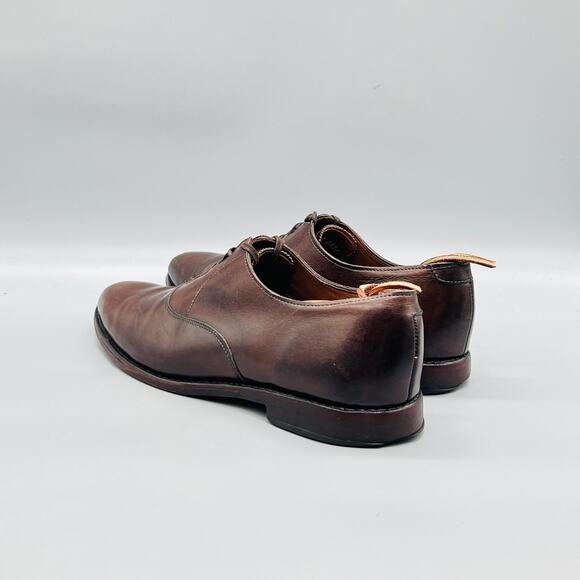 Allen Edmonds Shoes Mens 9 Brown Leather Carlyle Oxford Dress Lace Up Classic main image 10